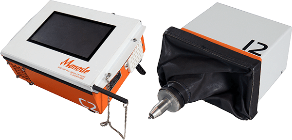 Monode C2 control unit with touchscreen display and accompanying I2 marking head