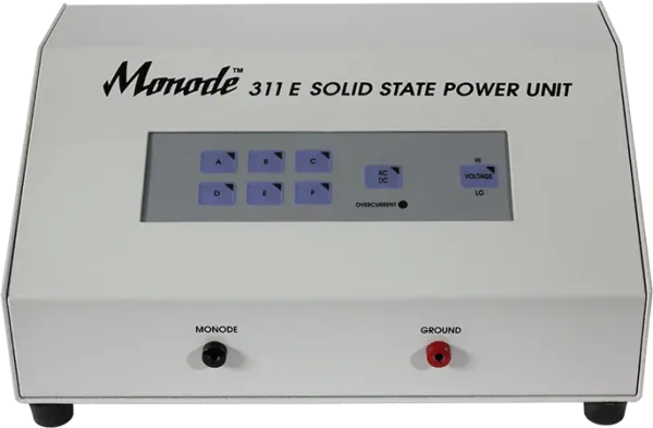Monode 311 E Solid State Power Unit with front control buttons and Monode and Ground terminals